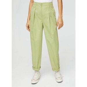 Aritzia Wilfred Free Day Off Pants in sage frost green size 2